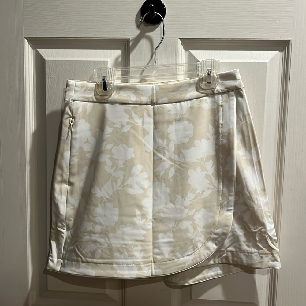 G/FORE Cream Floral Skort